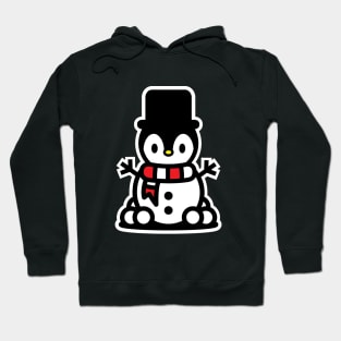 Penguin Snowman Christmas Bambu Brand Holiday Hoodie